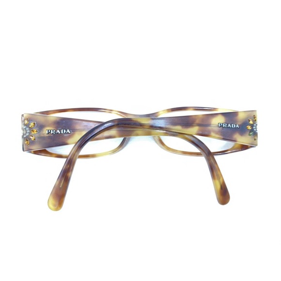 Prada VPR 18H 4BW-1O1 Tortoise Brown Eyeglasses Frames 54-15 135 Italy Designer - Picture 11 of 12